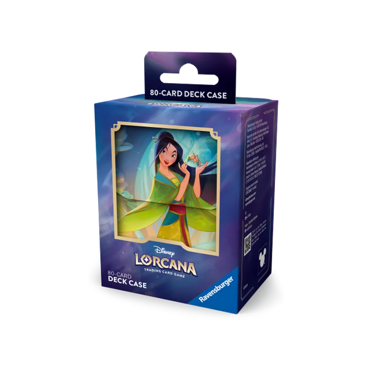 mulan lorcana cards Lorcana: Fabled Card Sleeves whenever this character deals damage to another character in a challenge Lorcana TCG Mulan Deck Box