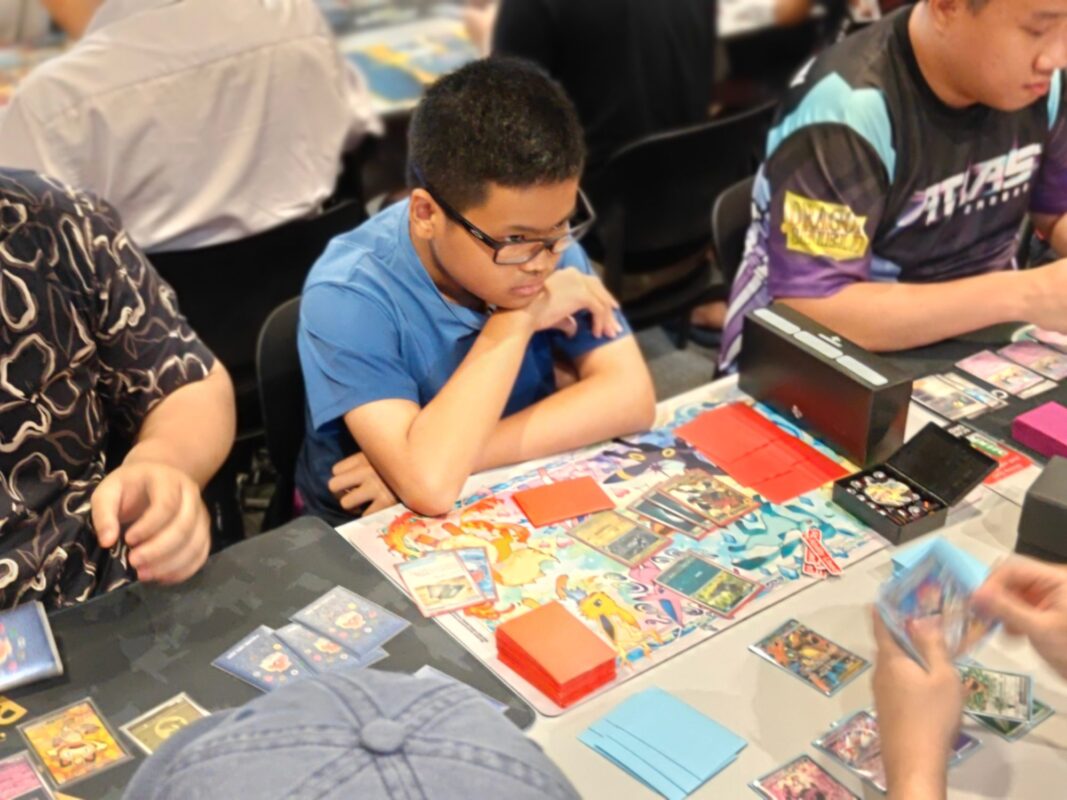 Young Pokémon TCG player at Atlas Gamers