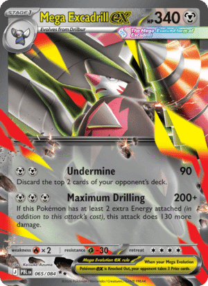 Alternative view of Ready-to-Play Deck: Mega Excadrill ex (60 Cards + Free Sleeves & Deck Box)