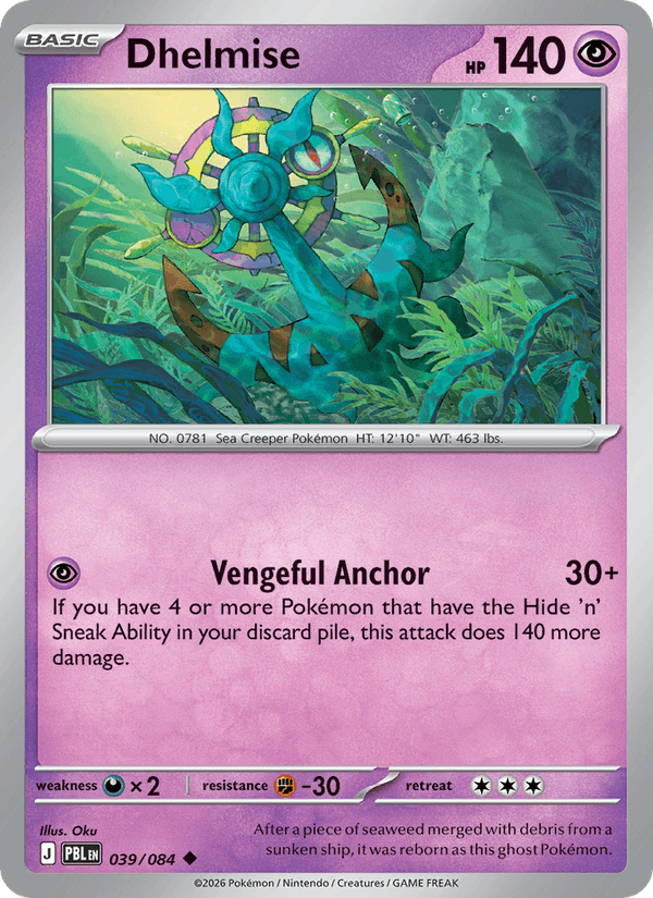 Ready-to-Play Deck: Dhelmise (60 Cards + Free Sleeves & Deck Box) - Image 2