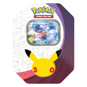 Pokemon TCG 30th Anniversary EX Tin 4-Pack (Greninja)