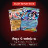 Ready-to-Play Deck: Mega Greninja ex (60 Cards + Free Sleeves & Deck Box)