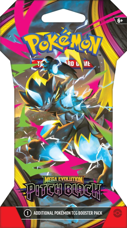 Pokémon TCG: Mega Evolution – Pitch Black Sleeved Booster Pack