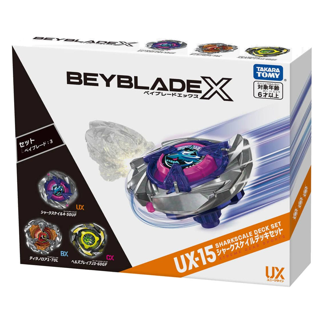 Beyblade X UX-15 Deck Set SharkScale